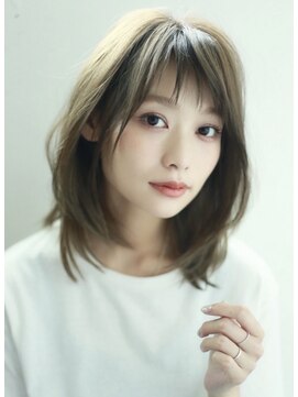 リノ 吉祥寺(Lino kichijoji) ミディアムレイヤー　20代30代40代　小顔　ひし形