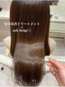 ジーナ 本八幡(Zina) 髪質改善×ash beige★