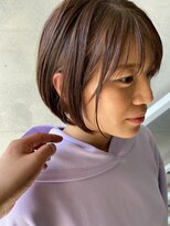 トト 船橋店(toto.)&nbsp;黒髪/グレーベージュ/レイヤーロング/前髪パーマ[西船橋/津田沼]