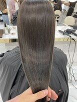 シェノン サントル(CHAINON CENTRE)&nbsp;グレージュ/ブリーチなしカラー/大人かわいい/外ハネボブ