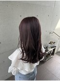 大人可愛いラベンダーグレージュ♪愛されロングスタイル
