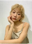 kisaiBUZZ＊鈴木映美　ハニーブロンド×ウルフミニボブ