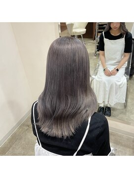 ダブル アンダーバー サロン(W_SALON) グレージュ