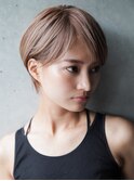 ショートカット×ひし形ショートボブ×前髪あり20代30代40代 s03