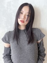 アイティー バイ アルバム 中野店(IT by ALBUM) フェイスポイントカット_ピンクベージュマチルダボブ_49052