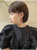ボブ/ミニボブ/切りっぱなし/前髪/顔周りカット/銀座一丁目