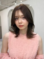  ジーナ 大阪茨木(Zina)&nbsp;髪質改善＊黒髪ニュアンスくびレイヤーロング【Zina 大阪茨木】