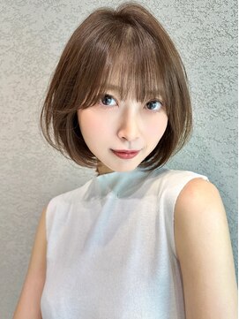 ロンド アンブル 四条烏丸(Lond ambre) レイヤーボブとくすみベージュで色気ボブに