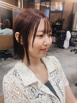 ベレッタ 松井山手店(veretta.) 切りっぱなしボブ【岩谷 明花】