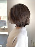 デザインカラー/レイヤーカット/ウェットヘア/オリーブベージュ