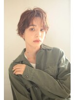 ファム(Fam) ショート　ハイライト　くせ毛風パーマ　代官山　恵比寿　渋谷