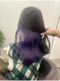 インナーカラー/パープル@原宿