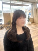 リアン(Lien) レイヤーカット×くびれ巻き[髪質改善/縮毛矯正]