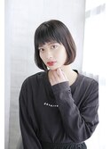 顎ラインボブ/ミニボブ/暗髪[横浜]