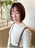 ★顔まわりが可愛いレイヤーボブ
