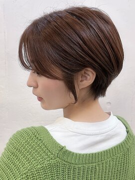 ファルベ(Farbe) ホワイトグレージュミニウルフデジタルパーマチェリーブラウン