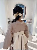 卒業式/袴着付け/袴ヘアセット/袴ヘアアレンジ/袴ヘア/