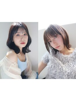 骨格や髪質に合わせた顔周りカットで印象UP♪韓国風くびれレイヤーカットも好評！横顔まで美しく◎