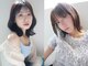 フィガロ ミーナ 東生駒店(FIGARO MINA)の写真/骨格や髪質に合わせた顔周りカットで印象UP♪韓国風くびれレイヤーカットも好評！横顔まで美しく◎