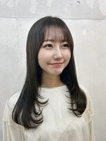 ファルベ(Farbe)&nbsp;美髪ロングレイヤー/オリーブベージュ/似合わせカット