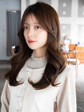 エインアンリー 明治神宮前(AIN.ANLY.) ☆レイヤーカット毛先ワンカールくせ毛風カール薄めバングデジパ