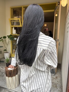 ヒントステーション(HINTSTATION) 〈浅草 半個室〉地毛風ブルーブラック