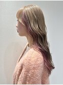 ミルクティー×ピンク