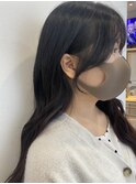 後れ毛カット