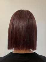 セシル(SECYL)&nbsp;tsugumi》ワンカラーレッドブラウン！×切りっぱなしボブ