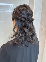 キイ ギンザ(k.e.y GINZA)&nbsp;結婚式お呼ばれヘア/ハーフアップアレンジ