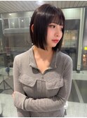 【打越】ミディアム×ボブ×ダークブラウン