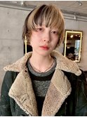 クラゲヘアー/小顔に見せるヘア/ココアベージュ/銀座