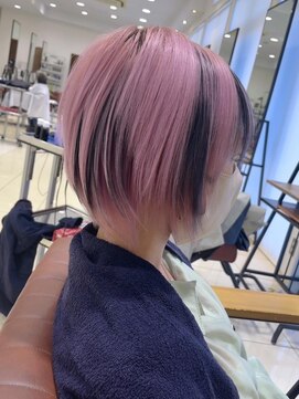 クアトログランシュ ひたちなか店(QUATRO×GranCieux) デザインカラー　ひたちなか/ブリーチ/カラー