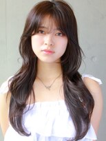 ガリカ シーム(Gallica/SEAM)&nbsp;ロングレイヤー×ゆるウェーブ×透明感ブラウン