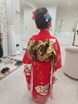 ヘアーメイクサロン ソエル(Sowelu) 七五三 ふわふわアップヘア&着付け