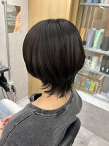 ヘアサロン ドットプラス 町田店(dot. plus)&nbsp;ミディアムヘア/暗めカラー/グランマッシュ/町田