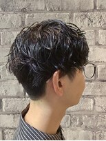 メンズプライマル(Men’s PRIMAL)&nbsp;MEN’S/フェザーパーマ/サーフカール/刈り上げセンターパート