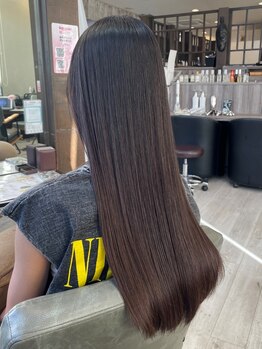 ヘア フィックス リュウ リゾート(hair fix RYU Resort)の写真/【ダメージ対策】最高級の質感&仕上がりが叶う♪《プレミアム縮毛矯正》こだわりの最新薬剤使用!!