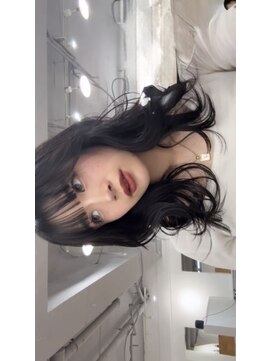 ミヨン 京都烏丸店(miyon) 【miyon】韓国レイヤーカット×暗髪カラー×髪質改善