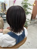 くびれレイヤー　水素カラー　髪質改善
