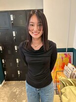 ヘアーブレイス(hair brace)&nbsp;千葉駅/オリーブグレー/小顔/ココアベージュ