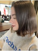 ナチュラルなロブスタイル