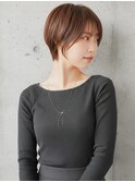 大人ショート/美シルエット/カジュアル/ショートボブ