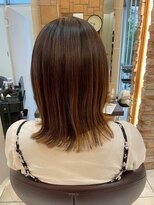 ルページ 千葉(lpage)&nbsp;髪質改善/顔周りレイヤーカット/グレージュ[千葉/千葉駅]