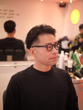 テーパーフェード＋ニュアンスパーマ