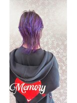 サロンエム(salon M)&nbsp;パープルレイヤーヘア