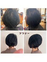 ラパス(LAPAZ)&nbsp;手櫛ドライでまとまる 猫っ毛癖毛ショートボブ