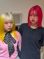 ベレーザ 渋谷(BELEZA)&nbsp;18066ハイレイヤーウルフミディアムハッシュカットルーツカラー