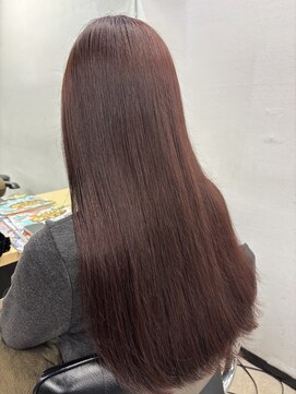 ヘアーラボ ノッシュ 六本松店(Hair Labo Nosh) ピンクブラウン