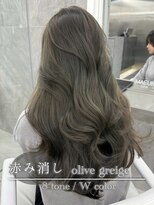 マウルルナ(MAEUL luna)&nbsp;オリーブグレージュ【ダークブルー/名古屋/栄】